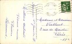 VINTAGE POSTCARD Saumur View