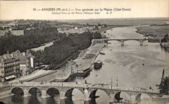VINTAGE POSTCARD Angers View On Maine