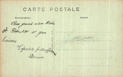 VINTAGE POSTCARD Angers Places Marguerite D Anjou and street of the Station