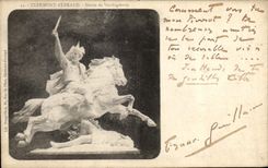 VINTAGE POSTCARD Clermont Ferrand Rules of Vercingetorix