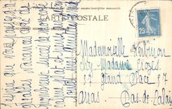 VINTAGE POSTCARD Clermont with 18th D after an engraving D time