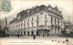VINTAGE POSTCARD Clermont Ferrand the Theater