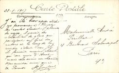 VINTAGE POSTCARD Royat Road Of the Old man Royat And Vieille Church emme