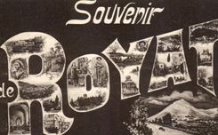 VINTAGE POSTCARD To remember Royat