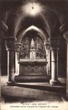 VINTAGE POSTCARD Interior Royat of the Crypt of L Church