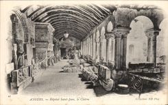 VINTAGE POSTCARD Angers Holy Hospital Jean the Cloister