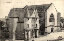VINTAGE POSTCARD Angers the small Castle And La Chapelle