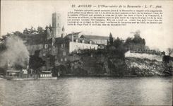 VINTAGE POSTCARD Angers L Observatory Of Beaumette Boat