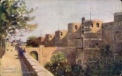 VINTAGE POSTCARD Angers Castle Of King Rene