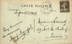 VINTAGE POSTCARD Angers Rules of King Rene And the Castle