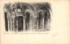 VINTAGE POSTCARD Angers the Areades Prefecture Romance