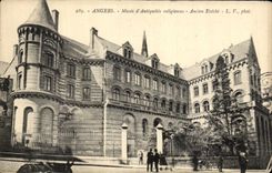 VINTAGE POSTCARD Angers Museum D Religious Antiquities Old eveche
