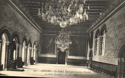 VINTAGE POSTCARD Angers the Old Episcopal Palate eveche the synodal room