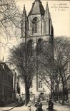 VINTAGE POSTCARD Angers the Tower Holy Aubin