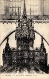 VINTAGE POSTCARD Angers the Pulpit Of the Cathedral
