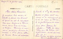VINTAGE POSTCARD Angers the Pulpit Of the Cathedral
