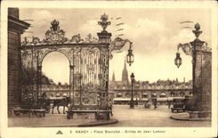 CPA Nancy Place Stanistas Grilles De Jean Lamour 
