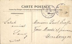 CPA Nancy Grille en Fer Forgue De Jean Lamour Arriere plan le Theatre et le cercle militaire 