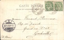 CPA Nancy Arc de Triomphe Rue Here