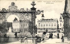 CPA Nancy Place Stanislas Grille Jean Lamour 