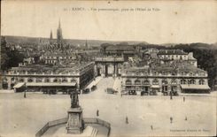 CPA Nancy Vue Panoramique Prise de L Hotel de Ville