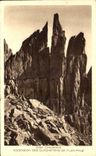 VINTAGE POSTCARD Chamonix Climbing Of the Pinnacles Of Praz Plan