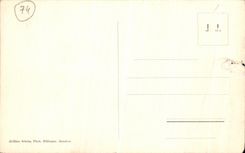 VINTAGE POSTCARD Valley of Chamonix And Mont Blanc