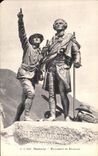 VINTAGE POSTCARD Chamonix Monument of Saussure Alpinism
