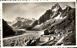 VINTAGE POSTCARD Chamonix Mont Blanc Sea of Ice