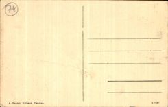 VINTAGE POSTCARD Chamonix the Bad Step