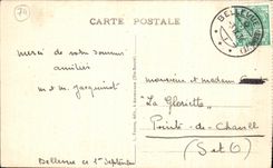 VINTAGE POSTCARD Chamonix Mount Blanc the Flegere Chain