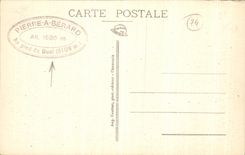 VINTAGE POSTCARD Chamonix Mont Blanc Glacler Country cottage and Col of Berard