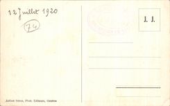 VINTAGE POSTCARD Chamonix Mont Blanc Sea of ice and L Hotel of Montanvert