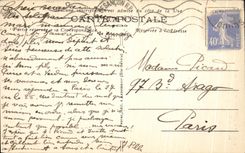 VINTAGE POSTCARD Chamonix Mont Blanc Sea of Ice and Large Jorasses