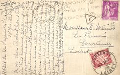 VINTAGE POSTCARD Chamonix Sea of Ice