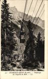 VINTAGE POSTCARD Chamonix Mont Blanc Teleferique of L Switches South