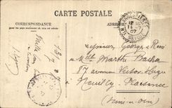 VINTAGE POSTCARD Chamonix the Bad Step Goats Goat