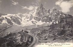 Interruptores de Chamonix de la POSTAL de la VENDIMIA y ferrocarril de Montenvers