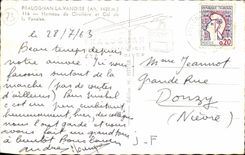 VINTAGE POSTCARD Pralognan Vanoise Hamlet of Challiere and Col of Vanoise