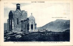 VINTAGE POSTCARD Savoy Tourism Chambery Shawls Water Vault St Michel