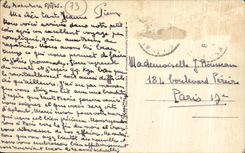 VINTAGE POSTCARD Avanchers Sports D Winter Solid mass of the Strike Head