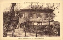 VINTAGE POSTCARD Charmettes Dimensions Gardens