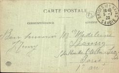 VINTAGE POSTCARD Route of Moutiers has Brides Bridge of Rageal