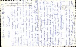 MODERN CARD Reverd Mount on Aix Margerioz and the alpine range