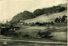 VINTAGE POSTCARD St Nicolas La Chapelle Marteray View of the village