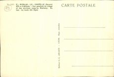 VINTAGE POSTCARD St Nicolas La Chapelle Marteray View of the village