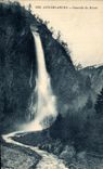 VINTAGE POSTCARD Aigueblanche Cascades of Morel