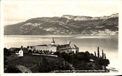 VINTAGE POSTCARD Abbey D Hautecombe and Chambotte