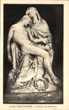 VINTAGE POSTCARD Abbey D Hautecombe Pieta by Cacciatori