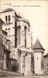 VINTAGE POSTCARD Chambery Apse of Sainte the Vault